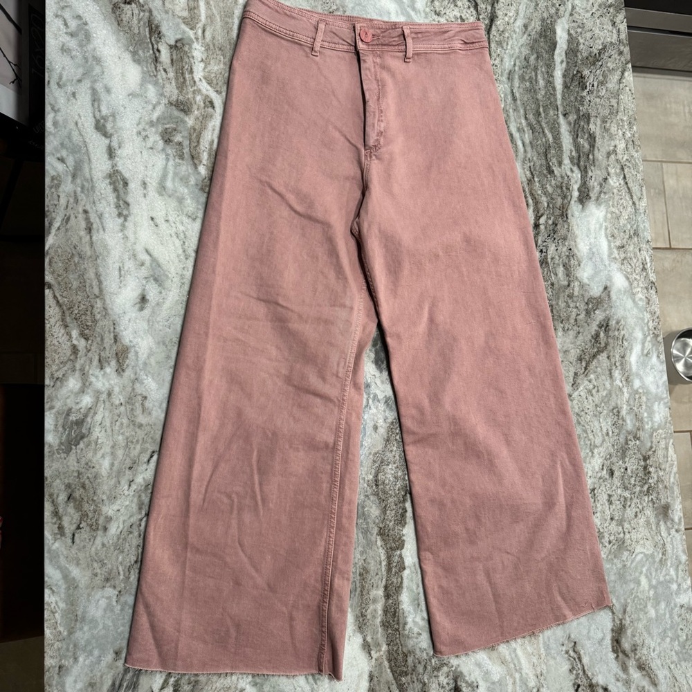Zara The Marine Straight High Rise Jeans